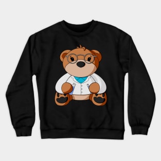 Scientist Teddy Bear Crewneck Sweatshirt